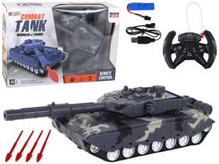 Kaugjuhitav tank heli- ja valgusefektidega, kamuflaaž hind ja info | Poiste mänguasjad | kaup24.ee