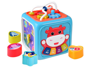 Интерактивный развивающий куб с пианино, красный цена и информация | Развивающие игрушки | kaup24.ee