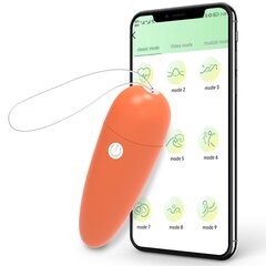 Naiste vibraator APP Control, oranž hind ja info | Vibraatorid | kaup24.ee