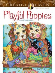 Creative Haven Playful Puppies Coloring Book (working title) цена и информация | Книги о питании и здоровом образе жизни | kaup24.ee