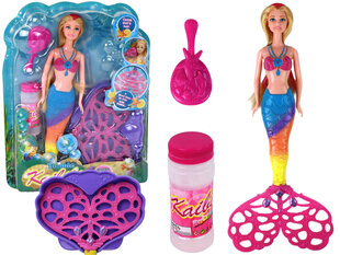 Кукла-русалка с набором мыльных пузырей цена и информация | Игрушки для девочек | kaup24.ee