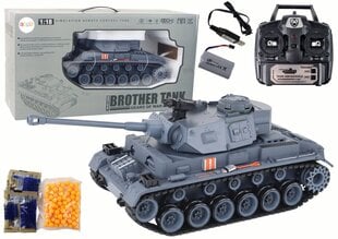 Kaugjuhitav tank heliefektidega, hall цена и информация | Игрушки для мальчиков | kaup24.ee