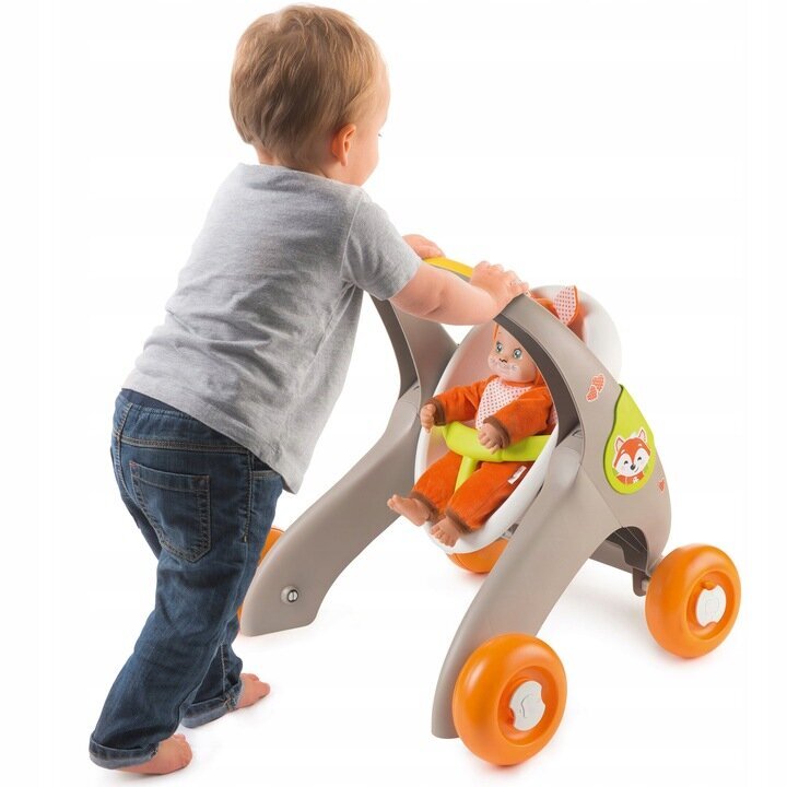 Käru 210206 Smoby MiniKiss 3in1 Walker hind ja info | Imikute mänguasjad | kaup24.ee