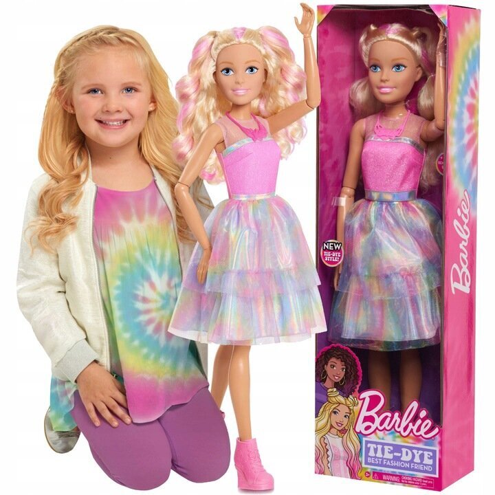 Nukk Barbie Tie-Dye, 70cm, 61087 hind ja info | Tüdrukute mänguasjad | kaup24.ee