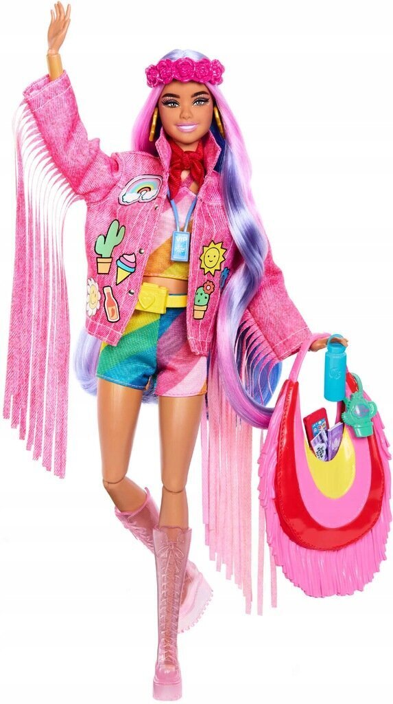 Barbie Extra Fly Doll Hippie HPB15 hind ja info | Tüdrukute mänguasjad | kaup24.ee