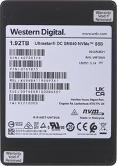 Wd Ultrastar Dc SN840 WUS4BA119DSP3X1 hind ja info | Sisemised kõvakettad (HDD, SSD, Hybrid) | kaup24.ee