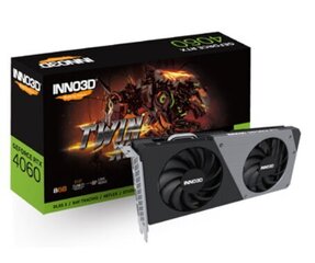 Inno3D GeForce RTX 4060 Twin X2 (N40602-08D6-173051N) hind ja info | Videokaardid (GPU) | kaup24.ee