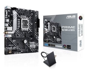 Asus Prime H610M-A WiFi Intel H610 цена и информация | Материнские платы | kaup24.ee