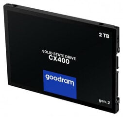 Goodram CX400 SSDPR-CX400-02T-G2 цена и информация | Внутренние жёсткие диски (HDD, SSD, Hybrid) | kaup24.ee