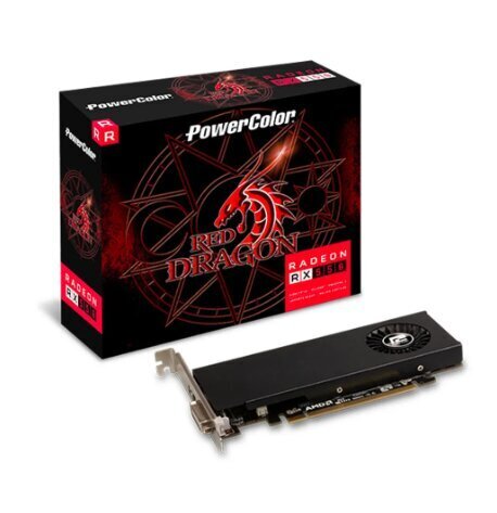 PowerColor Red Dragon Radeon RX 550 Low Profile (AXRX 550 4GBD5-HLE) hind ja info | Videokaardid (GPU) | kaup24.ee