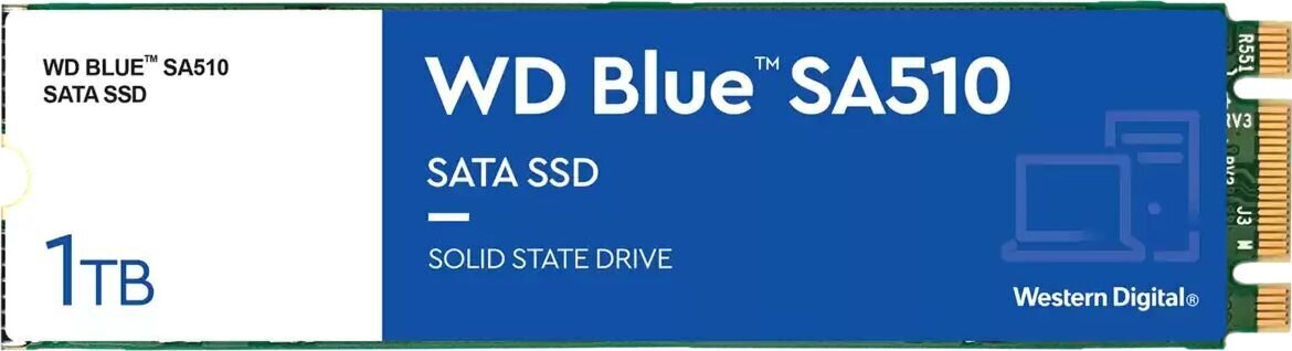 WD Blue SA510 WDS100T3B0B цена и информация | Sisemised kõvakettad (HDD, SSD, Hybrid) | kaup24.ee