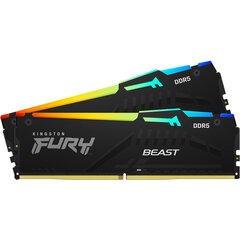 Kingston Fury Beast RGB цена и информация | Оперативная память (RAM) | kaup24.ee