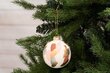 Kuuseehete komplekt Winteria Glass bauble Art, 8 cm, 3-osaline hind ja info | Jõulukaunistused | kaup24.ee