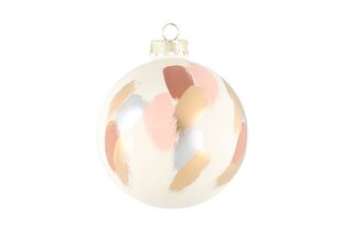 Набор Рождественских елочных игрушек Winteria Glass bauble Art, 8 см, 3 шт. цена и информация | Рождественские украшения | kaup24.ee