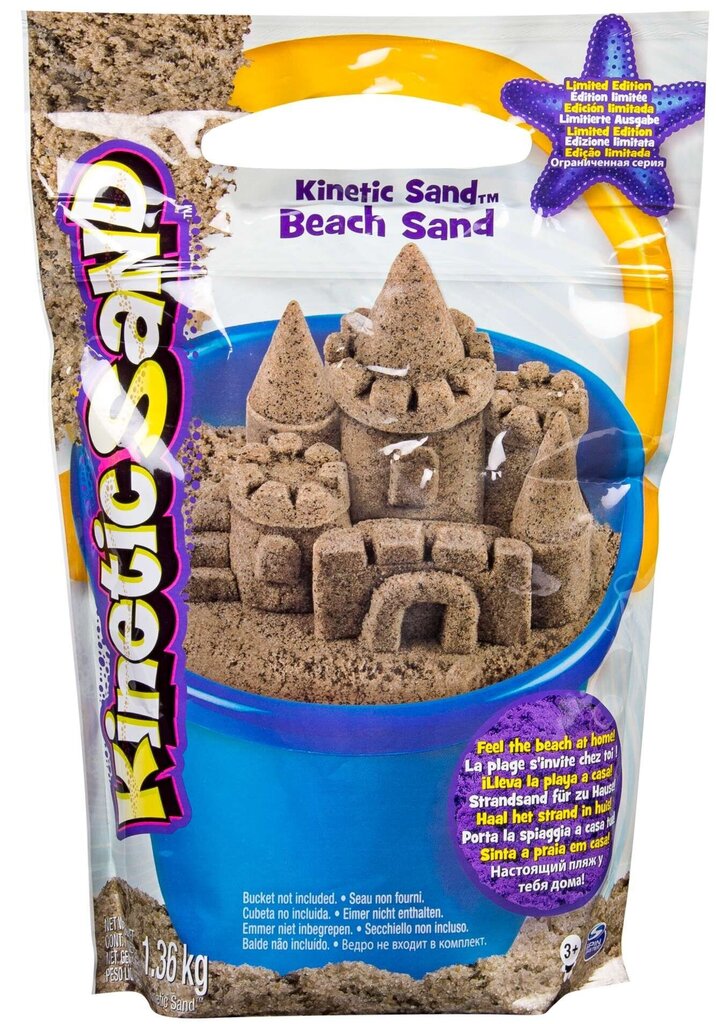 Kineetiline liiv Kinetic Sand 1.36 kg 3+ hind ja info | Kunstitarbed, voolimise tarvikud | kaup24.ee