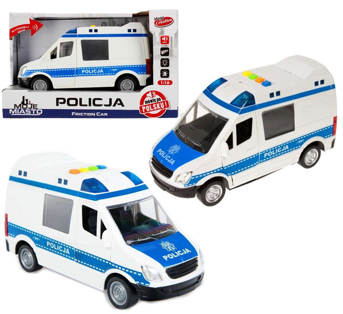 Politseiauto Mega Creative, mitmevärviline hind ja info | Poiste mänguasjad | kaup24.ee
