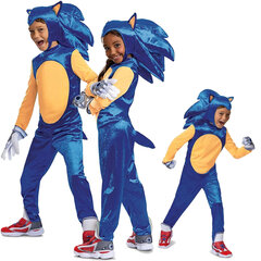 Karnevali kostüüm lastele Deluxe Prime Sonic the Hedgehog цена и информация | Карнавальные костюмы | kaup24.ee
