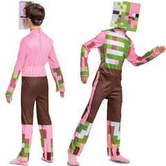 Karnevali kostüüm lastele Minecraft Halloween Zombie Pigman hind ja info | Karnevali kostüümid | kaup24.ee