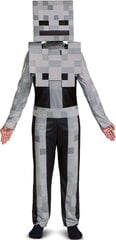Karnevali kostüüm Minecraft Skeleton Disguise 137-149 cm (10-12 aastat) hind ja info | Karnevali kostüümid | kaup24.ee