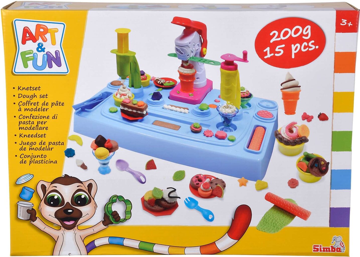 Mängu jäätisekohviku komplekt, 15 tk hind ja info | Arendavad mänguasjad | kaup24.ee