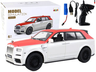 Kaugjuhitav auto valgus- ja heliefektidega, punane hind ja info | Poiste mänguasjad | kaup24.ee
