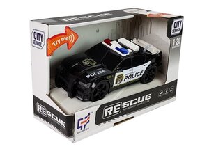 Politseiauto, tulede ja heliefektidega, must hind ja info | Poiste mänguasjad | kaup24.ee