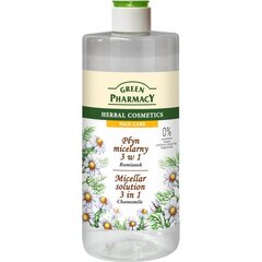 Mitsellaarvesi kummeli ekstraktiga Green Pharmacy 3in1 500 ml цена и информация | Аппараты для ухода за лицом | kaup24.ee