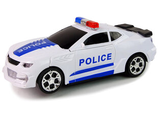 Полицейская машина-трансформер, 2 в 1 цена и информация | Развивающий мелкую моторику - кинетический песок KeyCraft NV215 (80 г) детям от 3+ лет, бежевый | kaup24.ee
