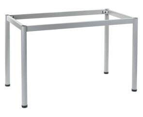 Metallist lauaraam Stema, 136x66x72,5 cm, hall hind ja info | Mööblijalad | kaup24.ee