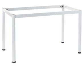Металлический каркас стола, 116x66x72,5 см, белый цена и информация | Ножки для мебели | kaup24.ee