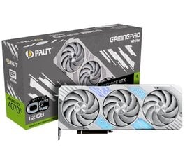 Palit GeForce RTX 4070 Ti GamingPro White OC (NED407TV19K9-1043W) цена и информация | Видеокарты | kaup24.ee