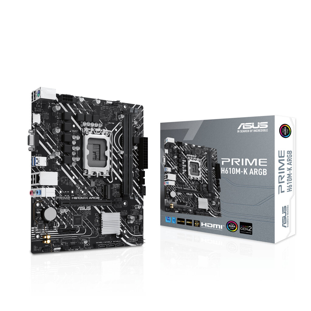 Asus Prime H610M-K ARGB hind ja info | Emaplaadid | kaup24.ee