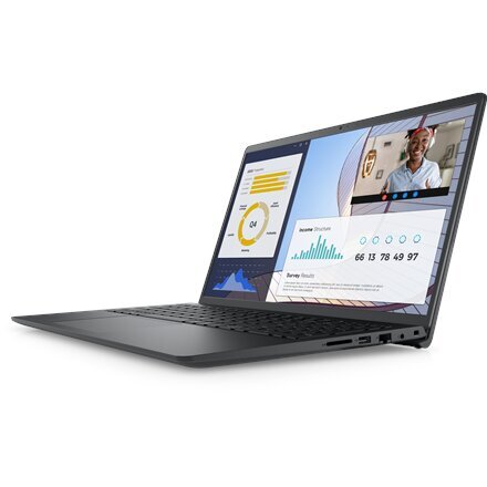 Dell Vostro 15 3535 AG FHD AR3-7330U/8GB/256GB/AMD Radeon/Win11/ENG /Black/FP цена и информация | Sülearvutid | kaup24.ee