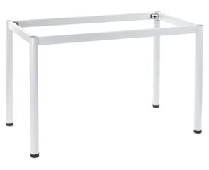 Metallist lauaraam Stema, 156x66x72,5 cm, valge hind ja info | Mööblijalad | kaup24.ee