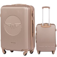 Средний чемодан Wings SWL01, 65cm Коричневый цена и информация | Чемоданы, дорожные сумки | kaup24.ee