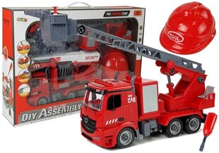 Kontstruktor, tuletõrjeauto valgus- ja heliefektidega + lisaseadmed hind ja info | Poiste mänguasjad | kaup24.ee