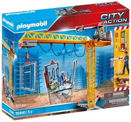 Playmobil® Puldiga juhitav ehituskraana City Action 70441 hind ja info | Klotsid ja konstruktorid | kaup24.ee