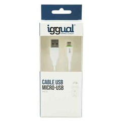 Iggual IGG316931, USB - micro USB, 1 m цена и информация | Кабели для телефонов | kaup24.ee