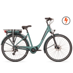 Электрический велосипед Rock Machine 28 Cityride e100SD (I) зеленый матовый (L) цена и информация | Электровелосипеды | kaup24.ee