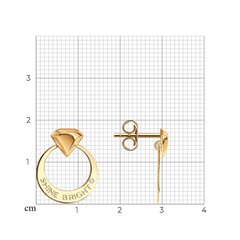 Золотые серьги, 1.65  г,  585° цена и информация | Серьги | kaup24.ee