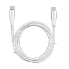 iBOX IKUTC USB-C кабель 60Вт 2м Белый цена и информация | Кабели для телефонов | kaup24.ee