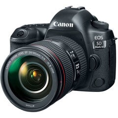 Комплект Canon EOS 5D Mark IV + 24-105мм f/4L IS II USM цена и информация | Цифровые фотоаппараты | kaup24.ee