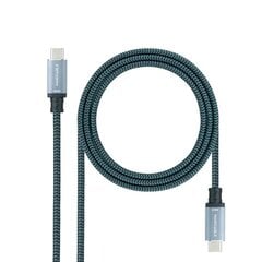 Кабель USB C NANOCABLE 10.01.4101-L150-COMB 1,5 m Зеленый цена и информация | Кабели для телефонов | kaup24.ee