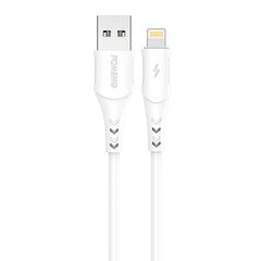 Foneng USB-кабель для Lightning Foneng X81, 2.1А, 1м (белый) цена и информация | Borofone 43757-uniw | kaup24.ee