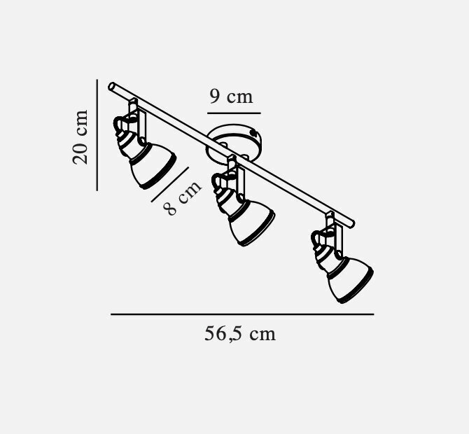 Nordlux laelamp, prožektor Aslak 35W, 45740103 hind ja info | Laelambid | kaup24.ee