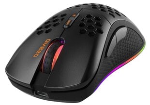 Deltaco Gaming Mouse DM220, RGB, SPCP6651, 400-6400 DPI, 1000 HZ, BLACK цена и информация | Мыши | kaup24.ee