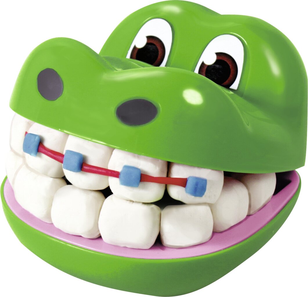 Loominguline komplekt tarvikutega Ciastoline Little Dentist Crocodile цена и информация | Arendavad mänguasjad | kaup24.ee