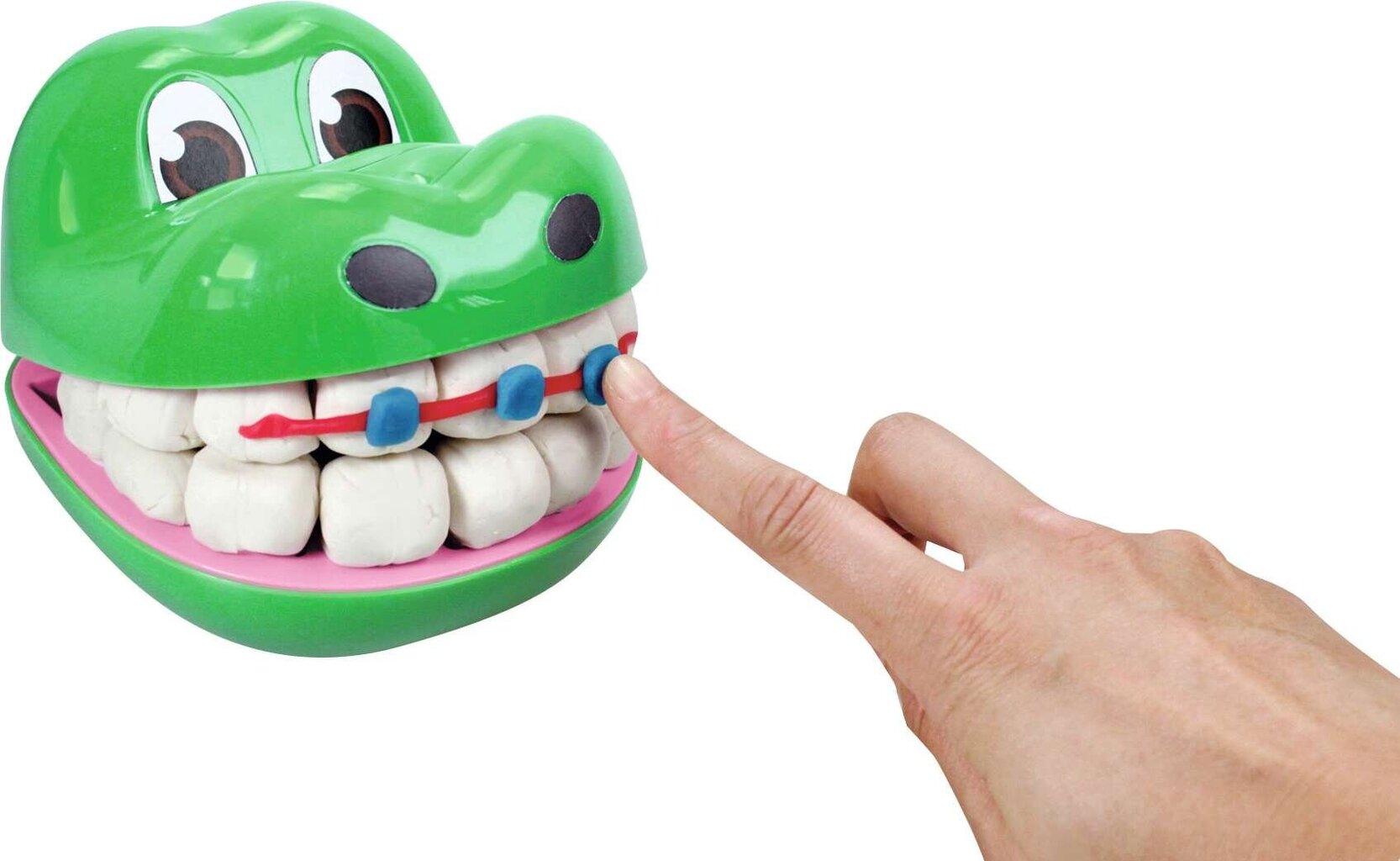 Loominguline komplekt tarvikutega Ciastoline Little Dentist Crocodile цена и информация | Arendavad mänguasjad | kaup24.ee