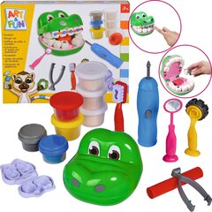 Loominguline komplekt tarvikutega Ciastoline Little Dentist Crocodile цена и информация | Развивающие игрушки и игры | kaup24.ee