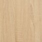 vidaXL konsoollaud, Sonoma tamm, 200 x 28 x 80,5 cm, tehispuit hind ja info | Konsoollauad | kaup24.ee